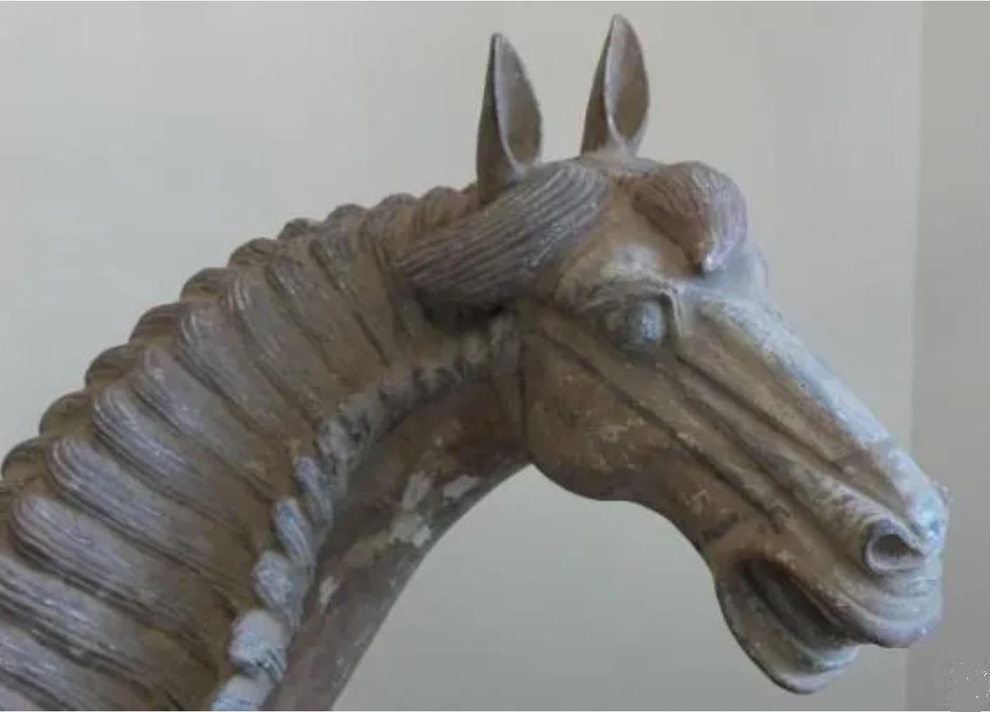 Chinese Han Dynasty Terracotta Horse, China, '206 BC–220 AD'