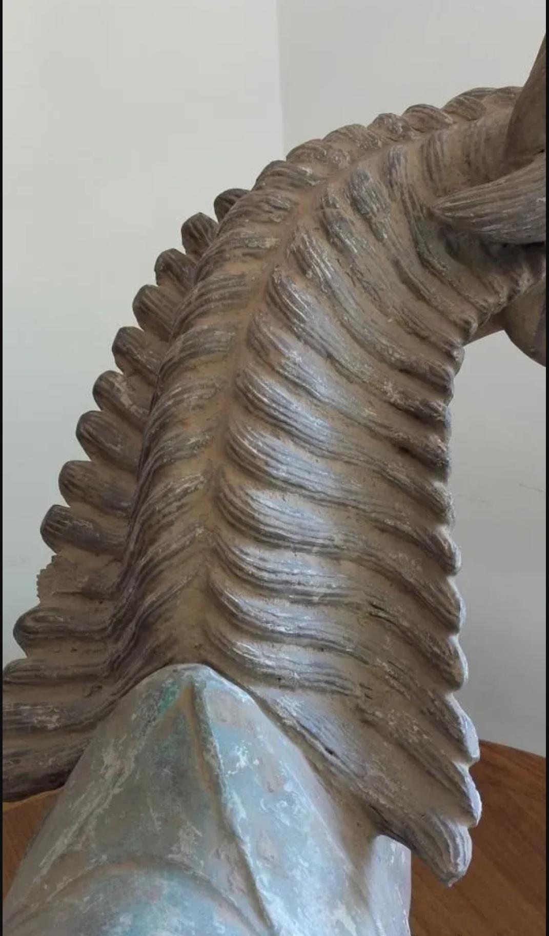 Han Dynasty Terracotta Horse, China, '206 BC–220 AD' 3