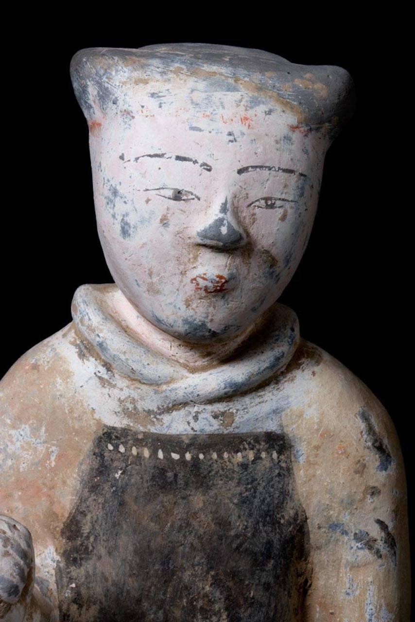 Han Dynasty Terracotta Warrior '206 BC-220 AD' In Excellent Condition In San Pedro Garza Garcia, Nuevo Leon