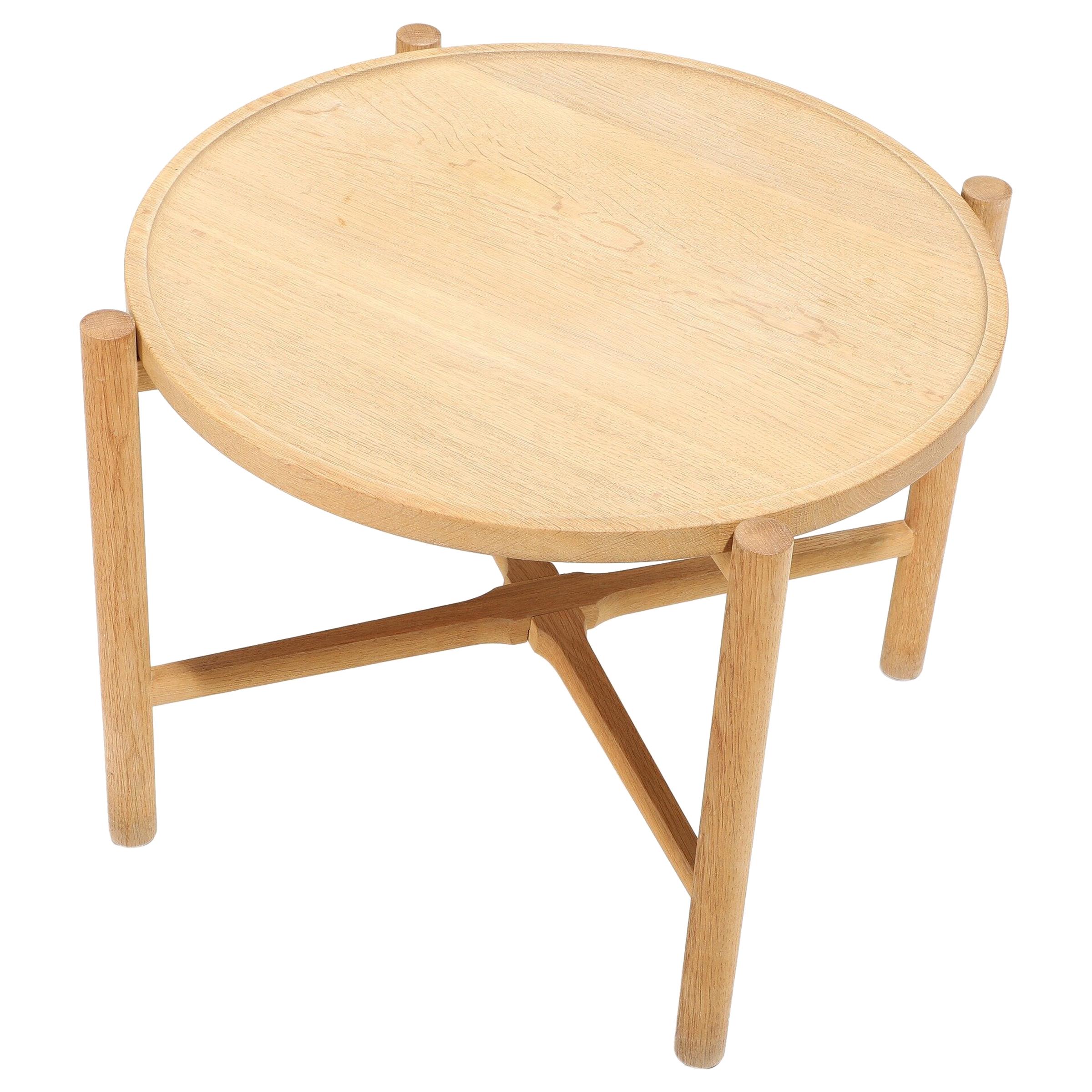 Han J. Wegner: "PP35" Solid Oak Tray Table