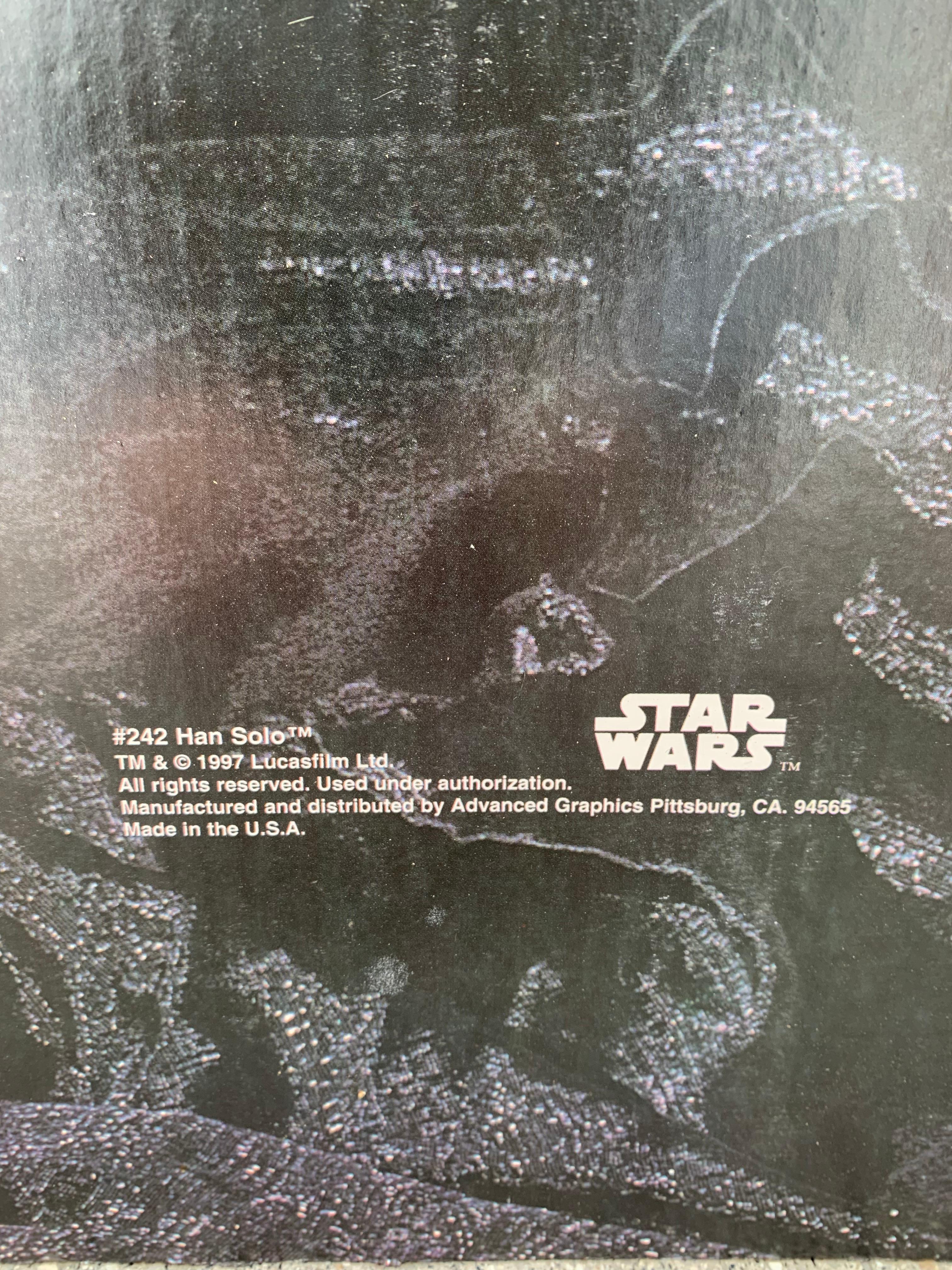 Han Solo-Silhouette, aus einem Reisekino, 1980-1997 (Postmoderne) im Angebot