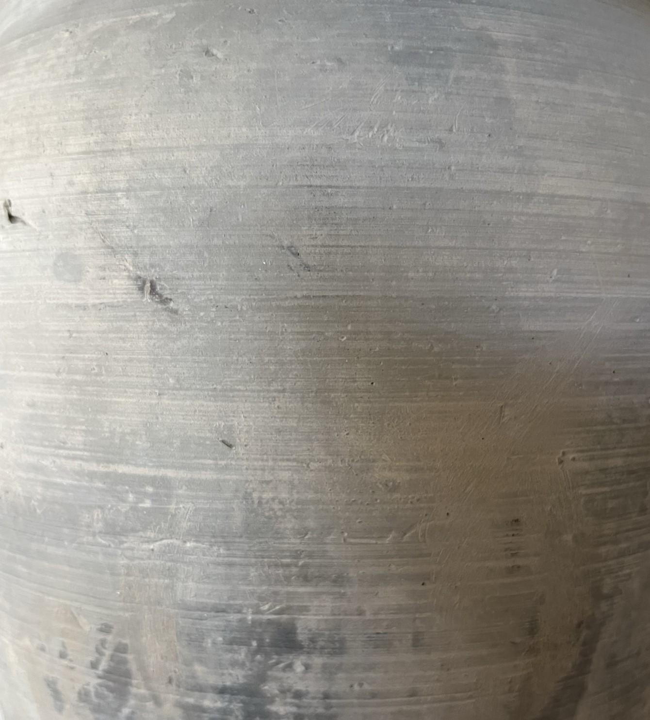Han Style Grau Vase Tischlampe (Tonware)