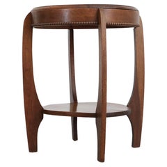 Han van Loghem Inspired Amsterdam School / Art Deco Side Table or Plant Stand