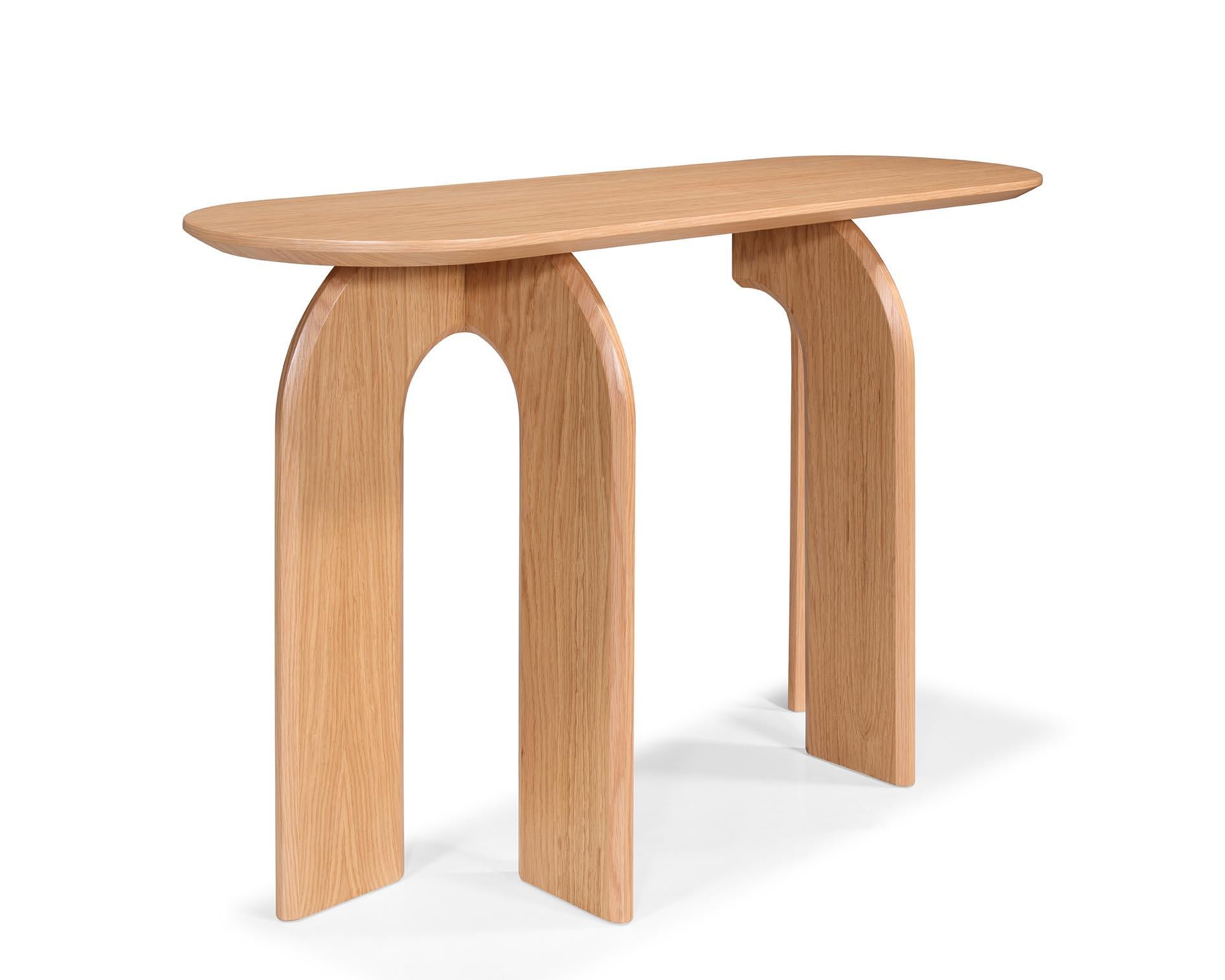 Hana Console: Sculptural Curves in Oak

The Hana Console blends simplicity with elegance, offering a refined, sculptural presence that enhances any space. Crafted from oak, its flowing, organic curves create a sense of fluidity and balance, making