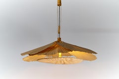 Hana I Chandelier, Uchiwa series by Ingo Maurer for Design M, Germany, 1970's