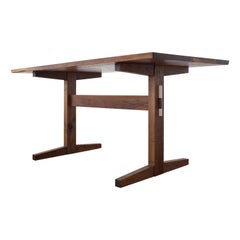 Hana Walnut Trestle Dining Table