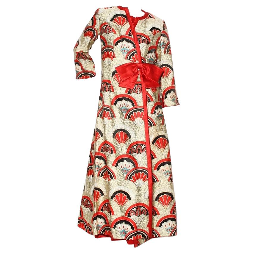 Hanae Mori Kimono Dress Set (1970’s)