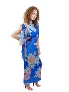Hanae Mori, abito in seta con maniche a kimono