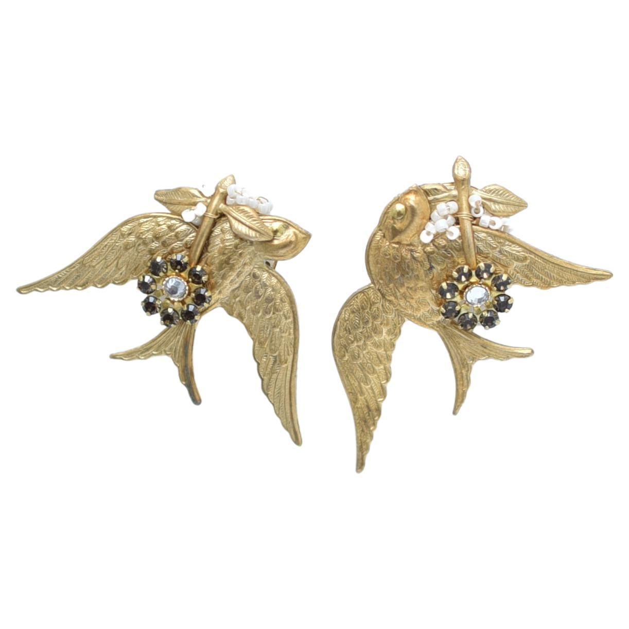 Antique Japanese Dangle Earrings 47 For Sale at 1stDibs