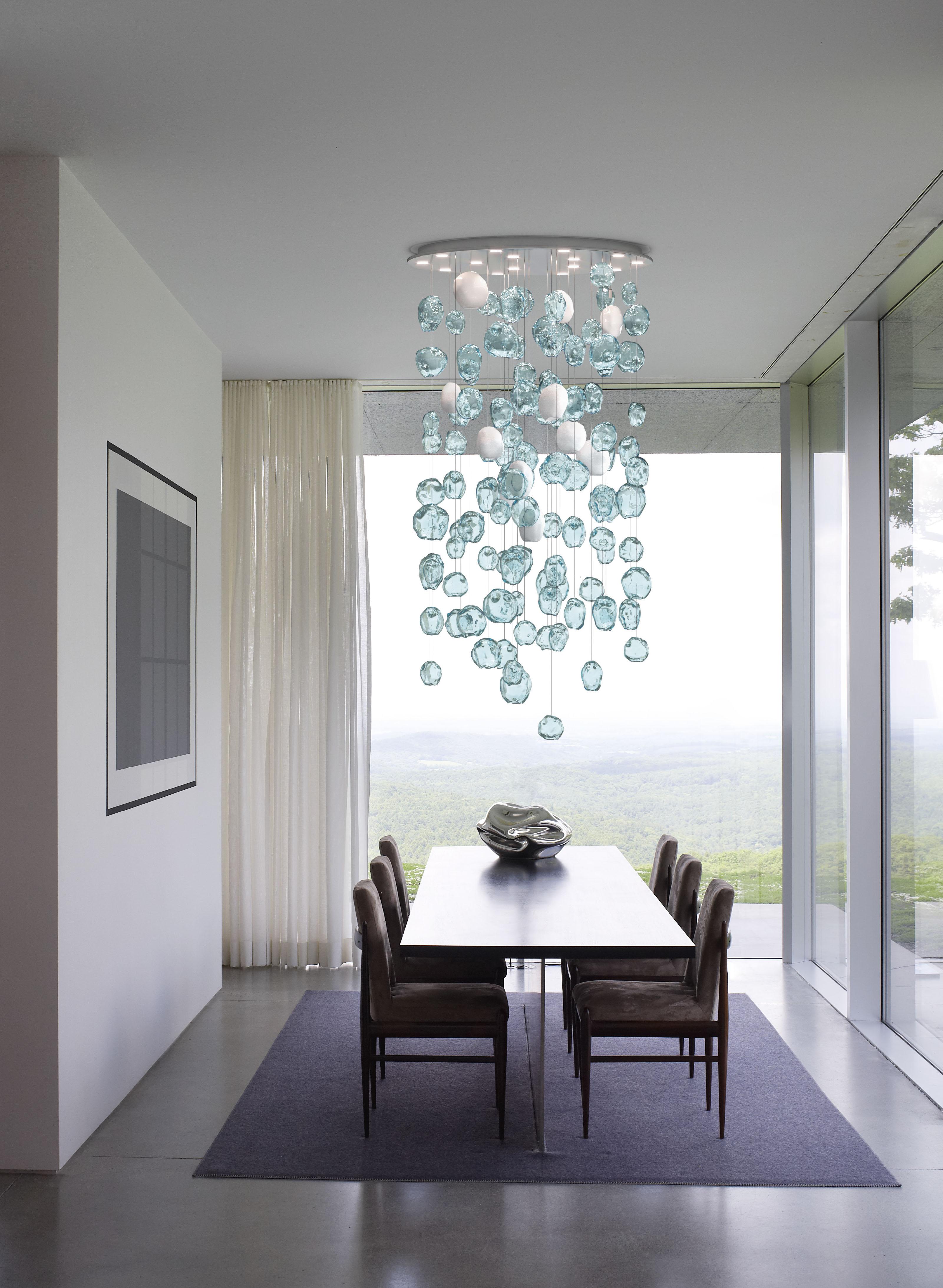 Hanami 7297 Suspension Lamp in Glass, by Barovier & Toso 8