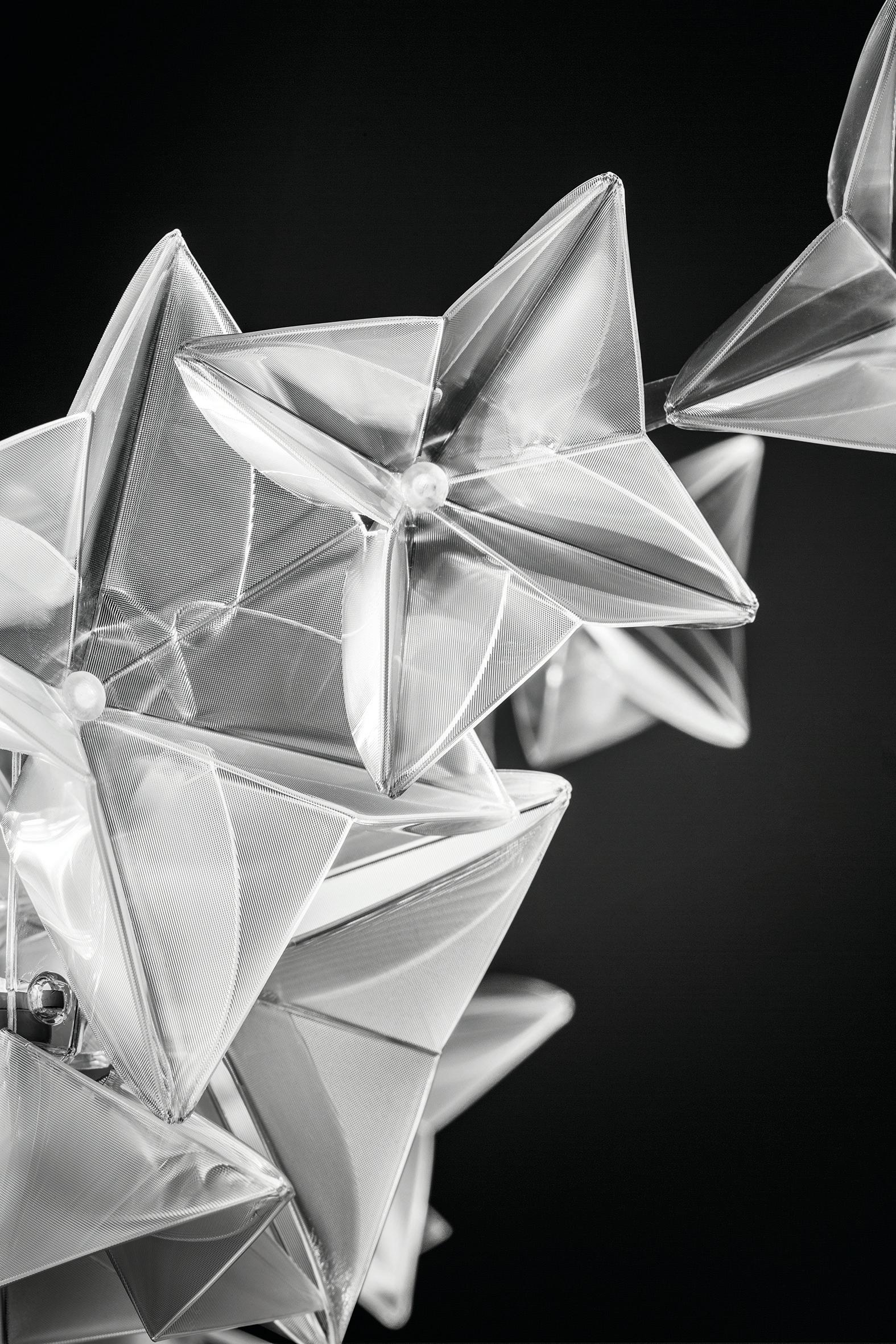 Autre Suspension Hanami large - fil transparent par Adriano Rachele en vente