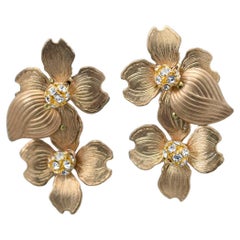 hanamizuki bouquet earring / Used jewelry , vintage beads, vintage earring