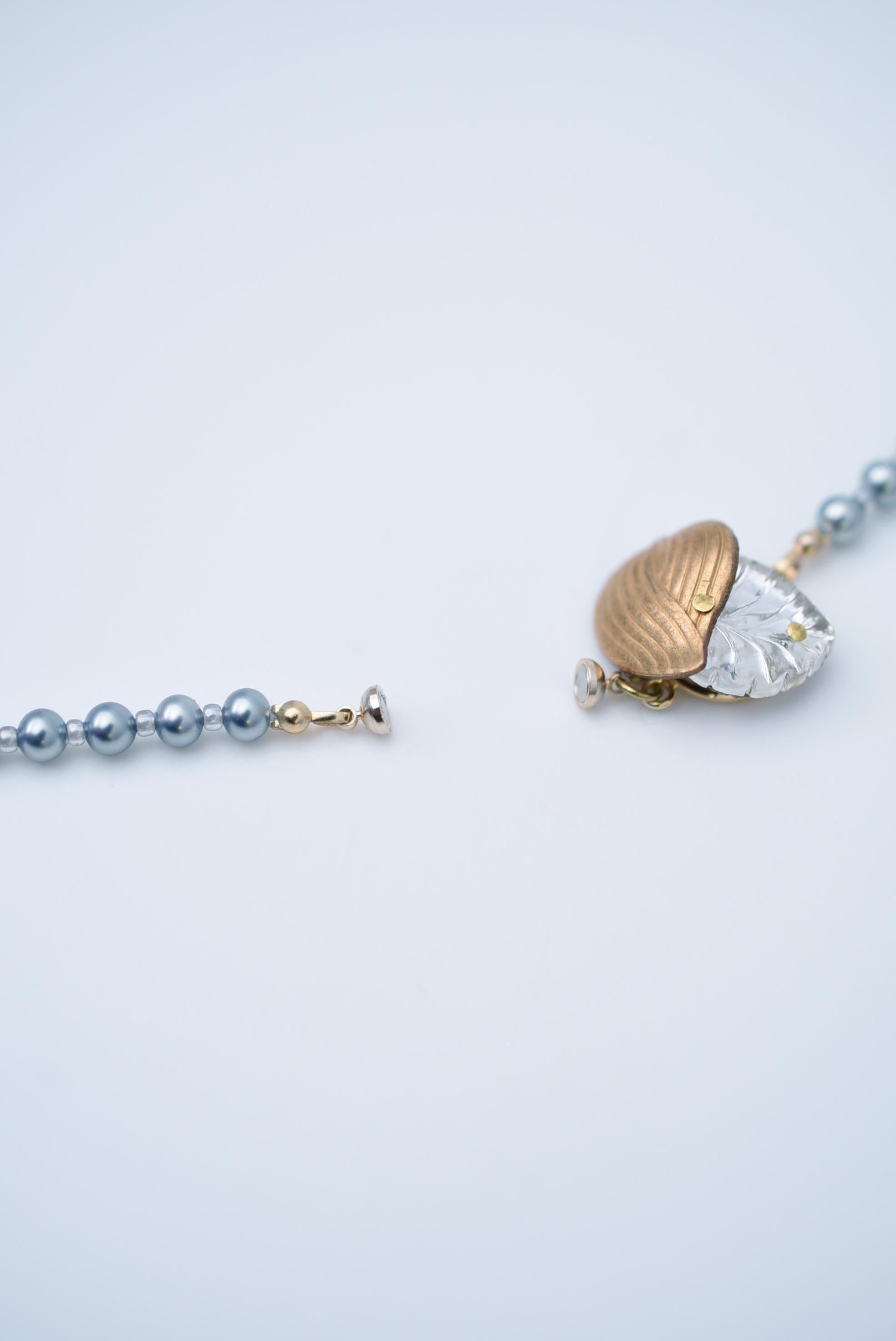 Long collier vintage hanamizuki / bijoux vintage perles, collier vintage Neuf - En vente à Sammu shi, JP