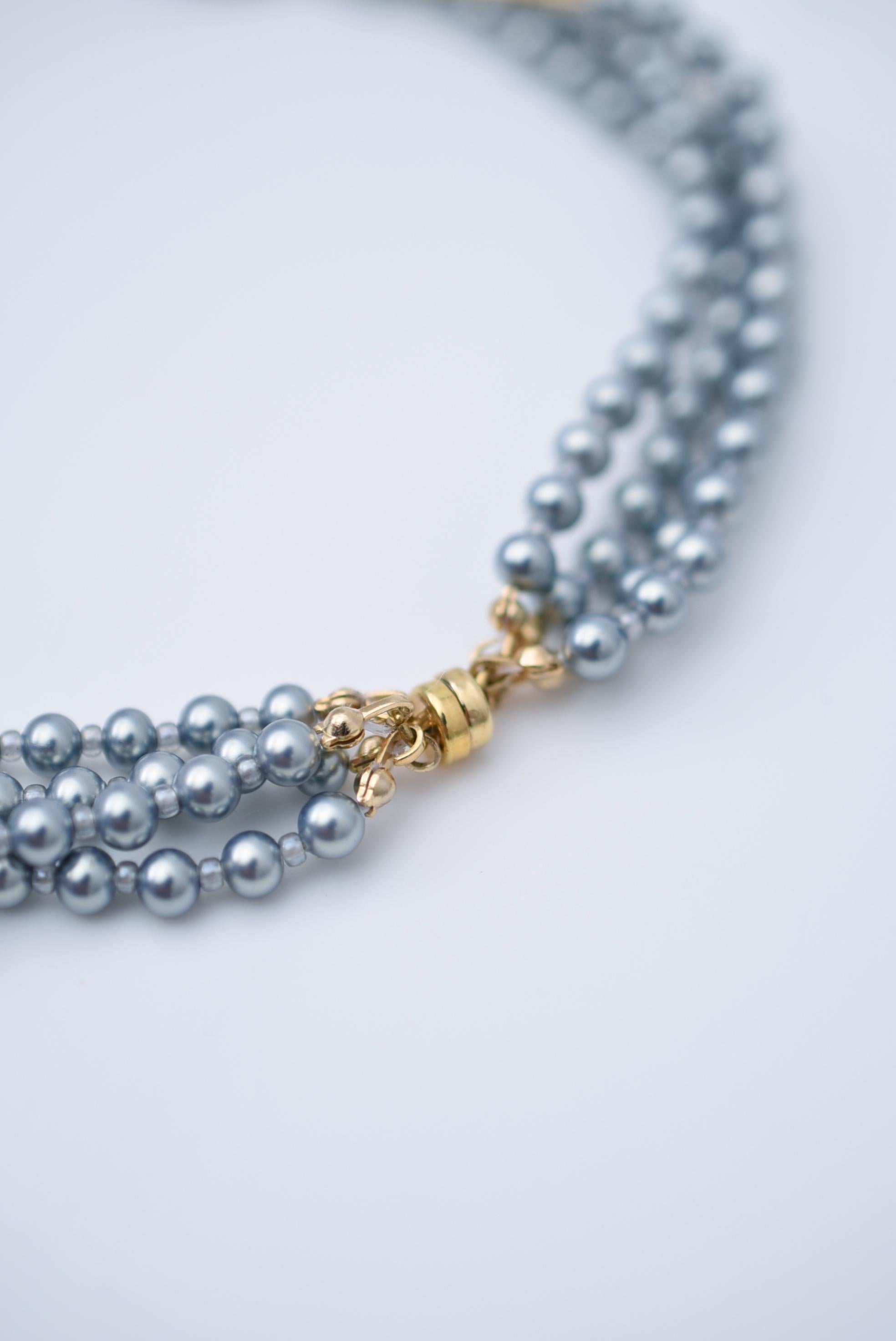 hanamizuki Collier quatre pièces / bijoux vintage perles, collier vintage Neuf - En vente à Sammu shi, JP