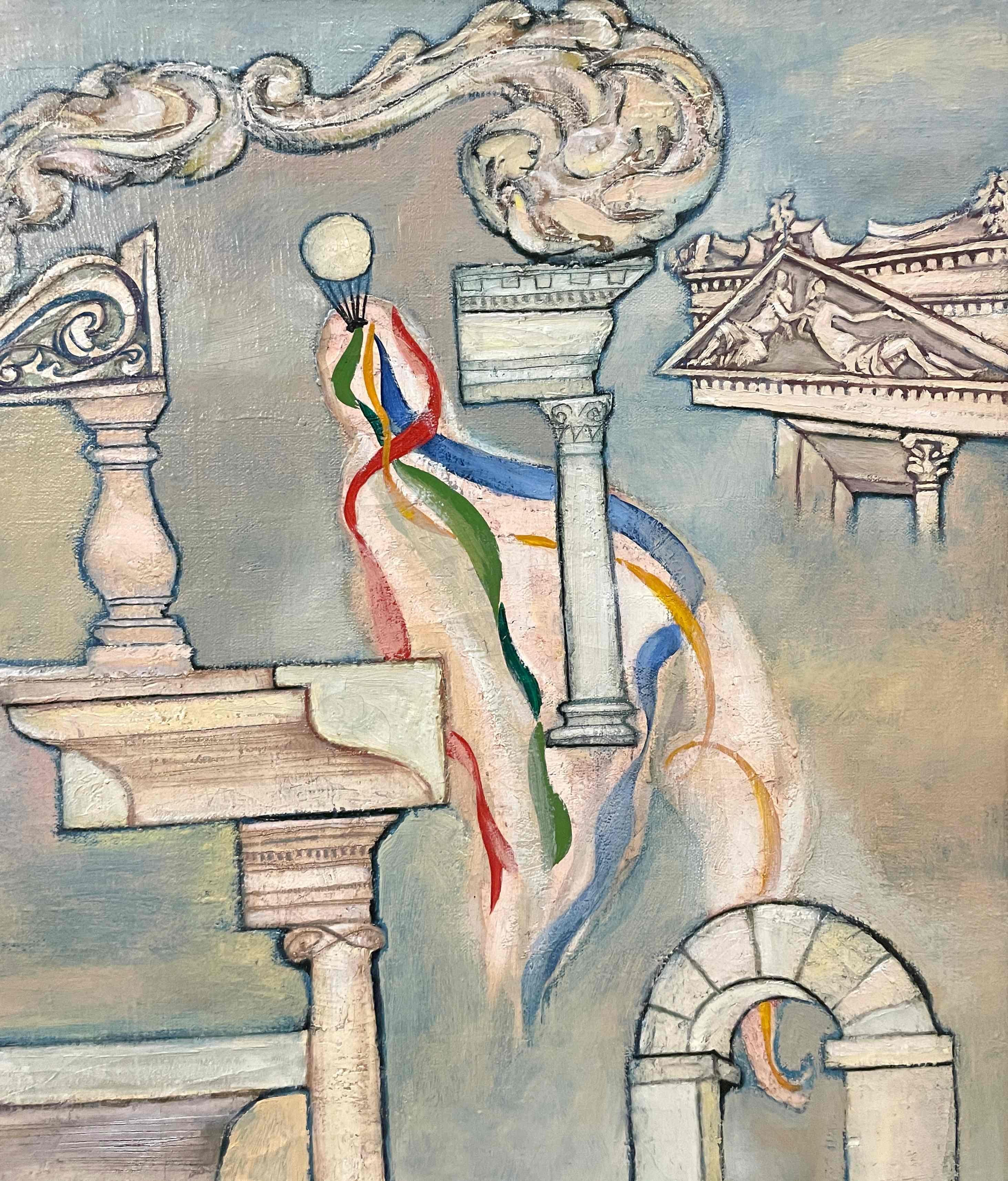 Classics Aloft – Painting von Hananiah Harari
