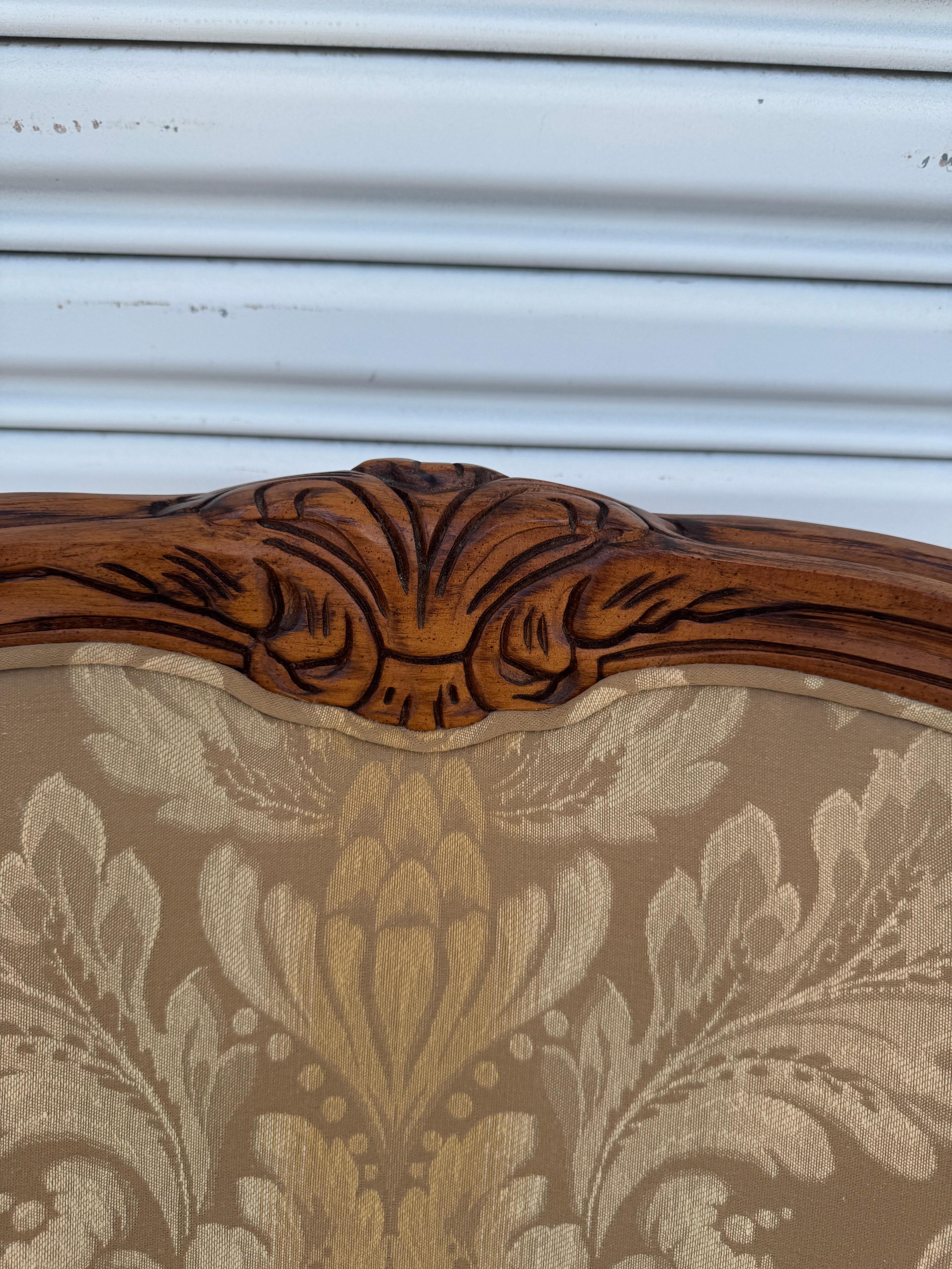 20th Century Hancock & Moore Upholstered Lounge Chair For Sale