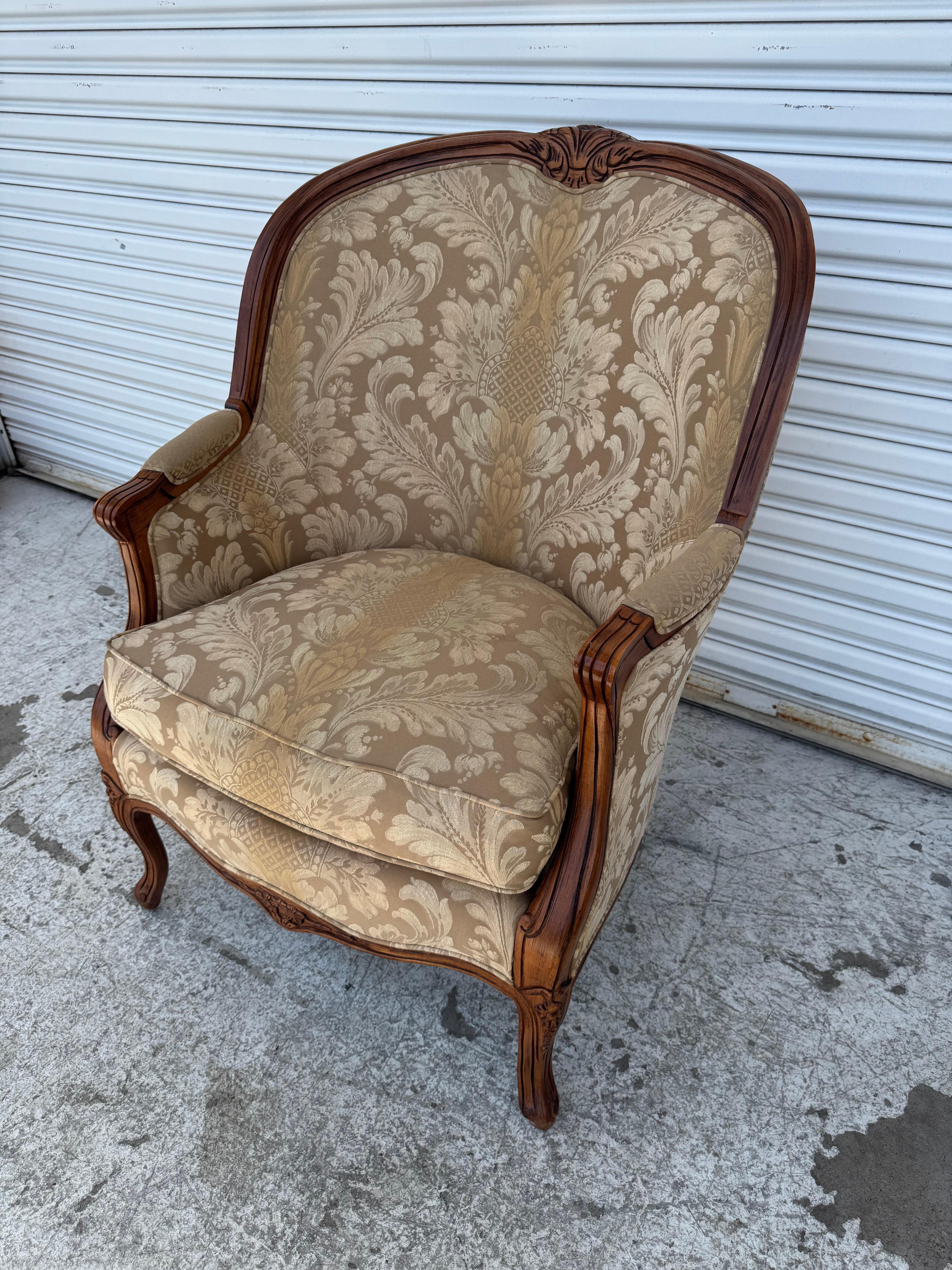 Hancock & Moore Upholstered Lounge Chair For Sale 1