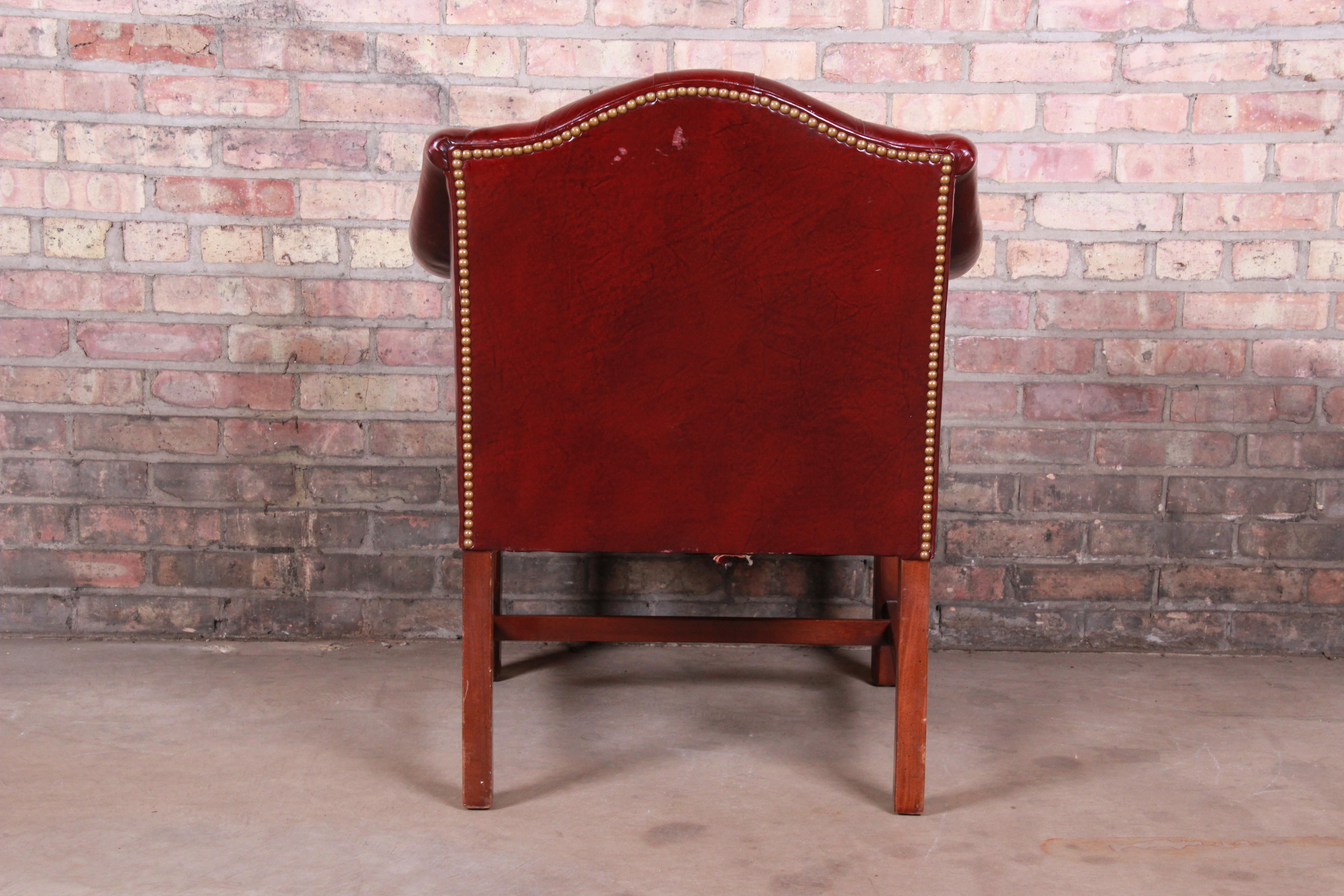 Hancock & Moore Chesterfield Tufted Leather Club Chair 2