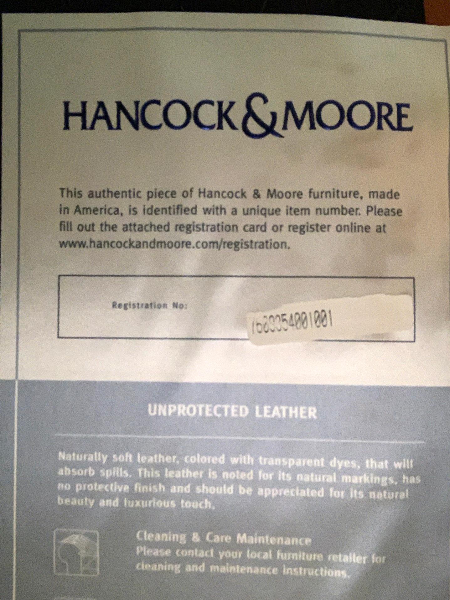 Hancock & Moore Leather Rolling High Back Office Chair, 1970s In Good Condition In Keego Harbor, MI