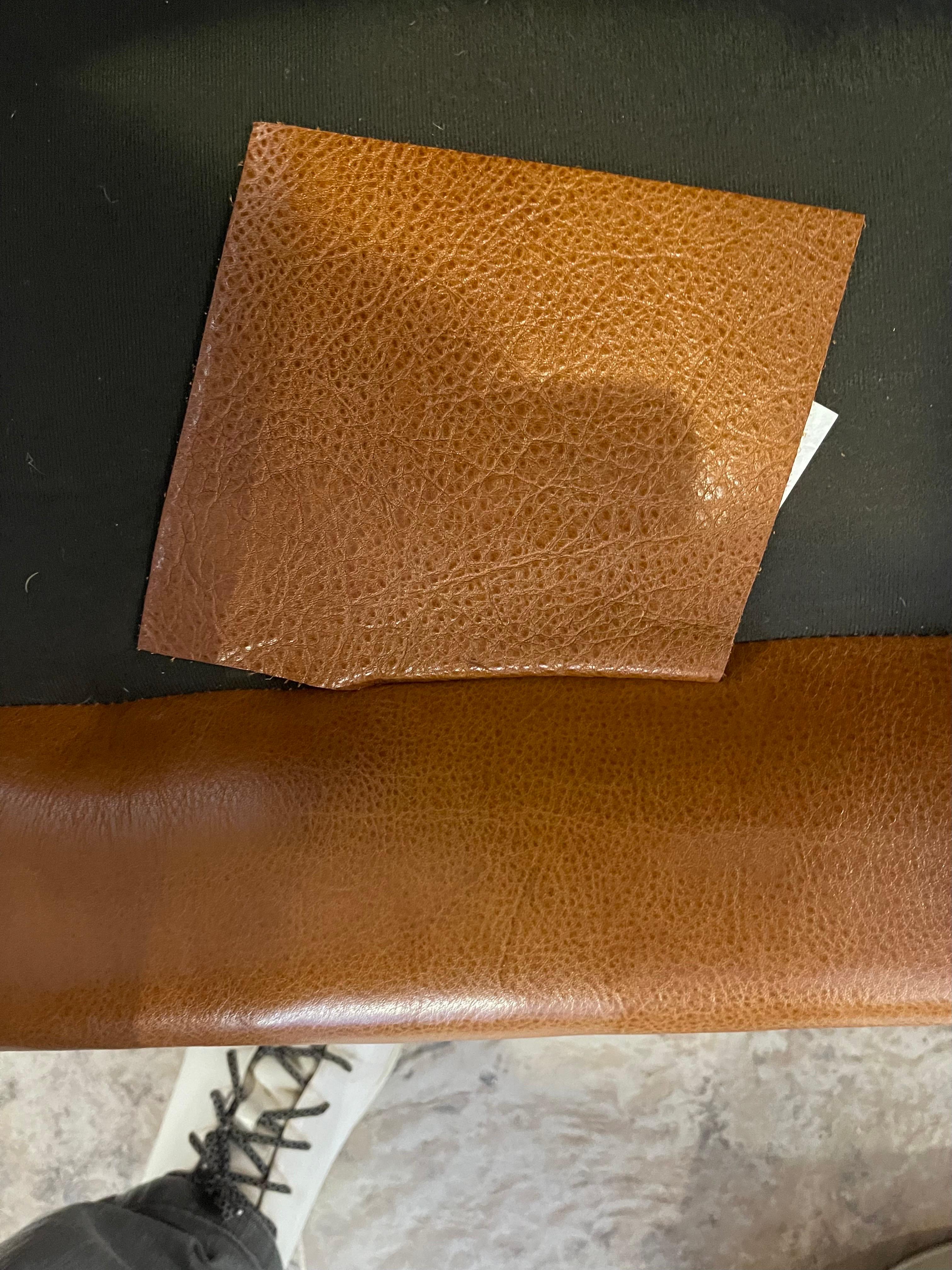 Hancock & Moore Saddle Leather Brown Nailhead Sofa 8