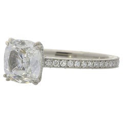 Hancocks 1.02 Carat Cushion Cut Diamond Ring