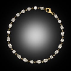 Hancocks 4.90ct Georgian Revival Diamond Line Bracelet