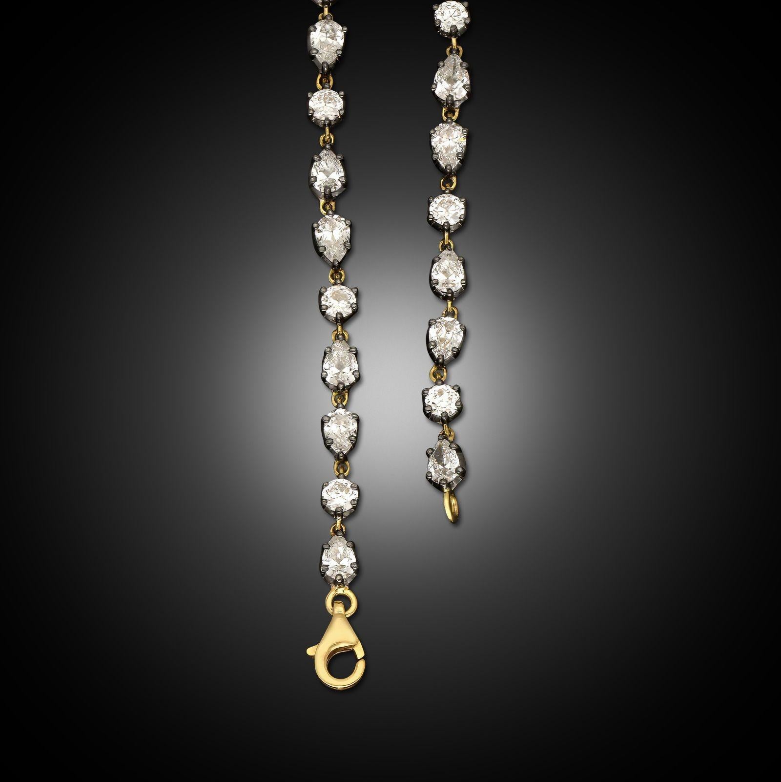 Hancocks 4.90ct Georgian Revival Diamond Line Bracelet Neuf - En vente à London, GB