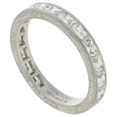 Hancocks “East or West” French Cut Diamond Platinum Eternity Ring