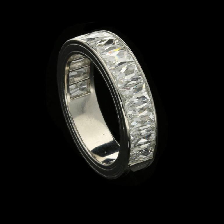 channel set diamond eternity ring