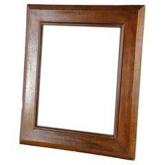 Hand-aged Antique Wall Mirror with 19th Century Spanish Academic Frame