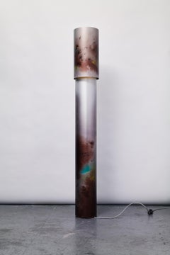 Hand-Anodised Aluminium Ambient Light from Cosmos collection Brown / Multicolour