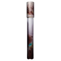 Luz ambiental de aluminio anodizado a mano de la colección Cosmos Marrón / Multicolor