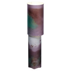 Lampada d'ambiente in alluminio anodizzato a mano della collezione Cosmos Viola / Multicolore.