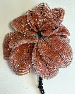 Perline a mano Lg Fiore Rosa Esposizione floreale Molti petali