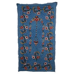 Antique Hand Block Printed Anatolian Quilt, Early 20th C