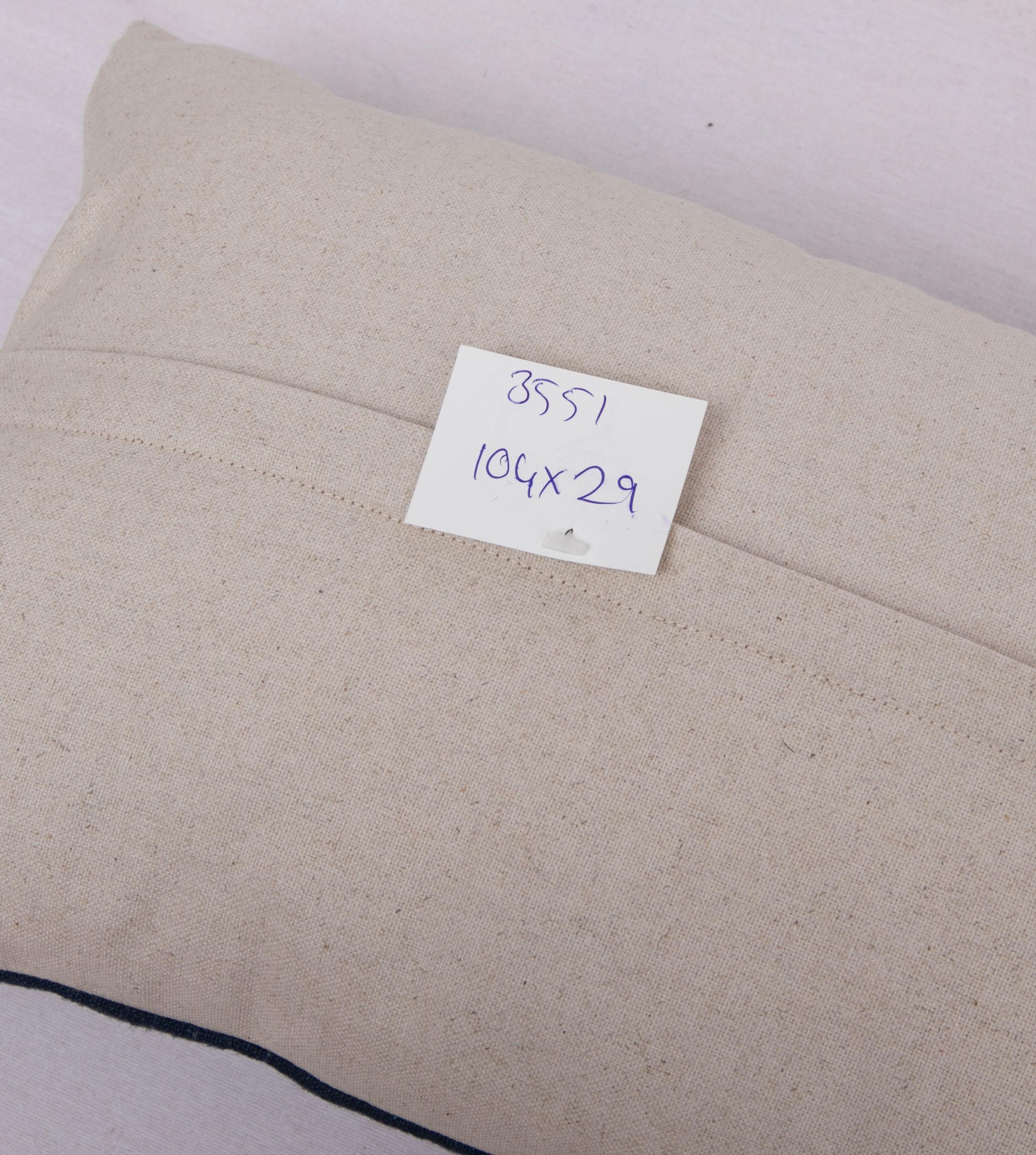 Hand Block Printed Lumbar Pillow Case In Good Condition In Istanbul, TR
