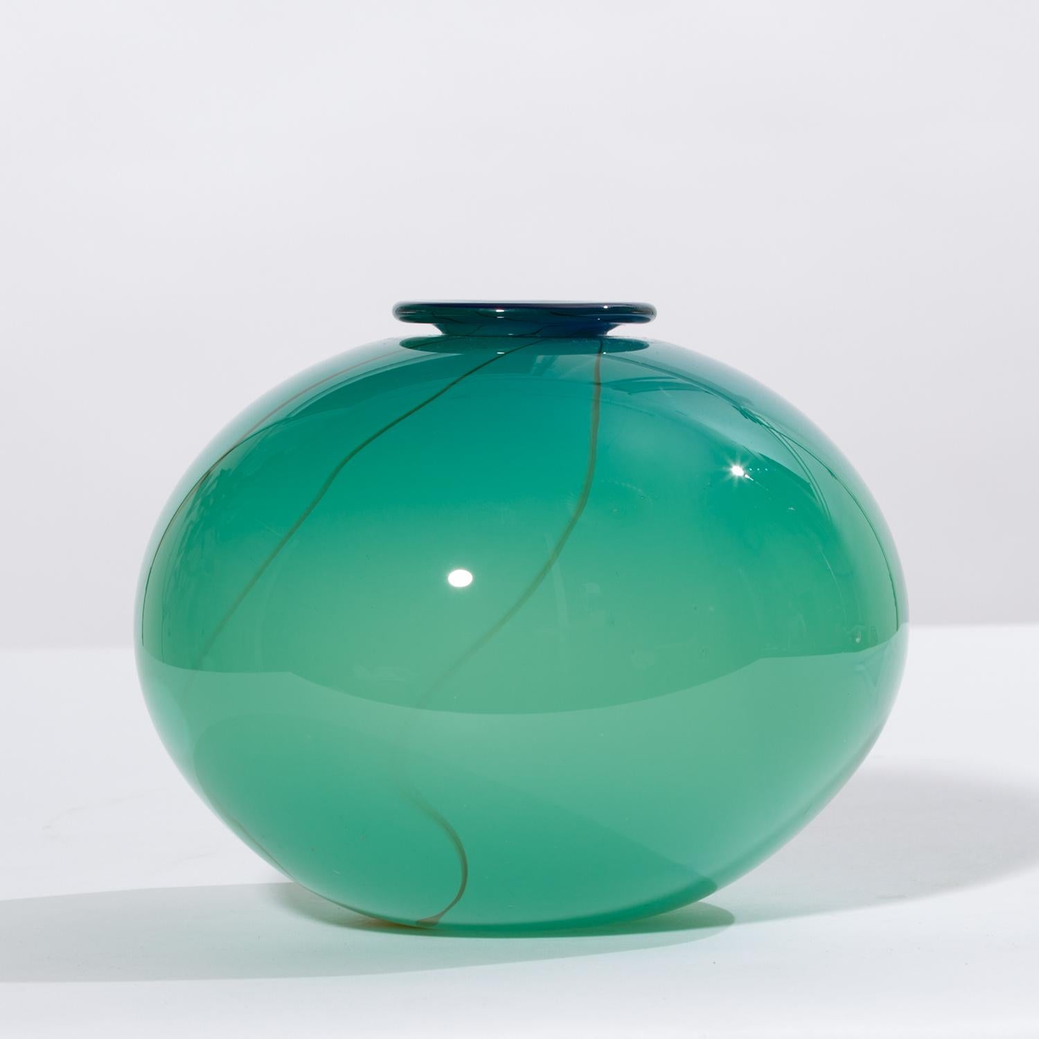 hand blown glass bud vase