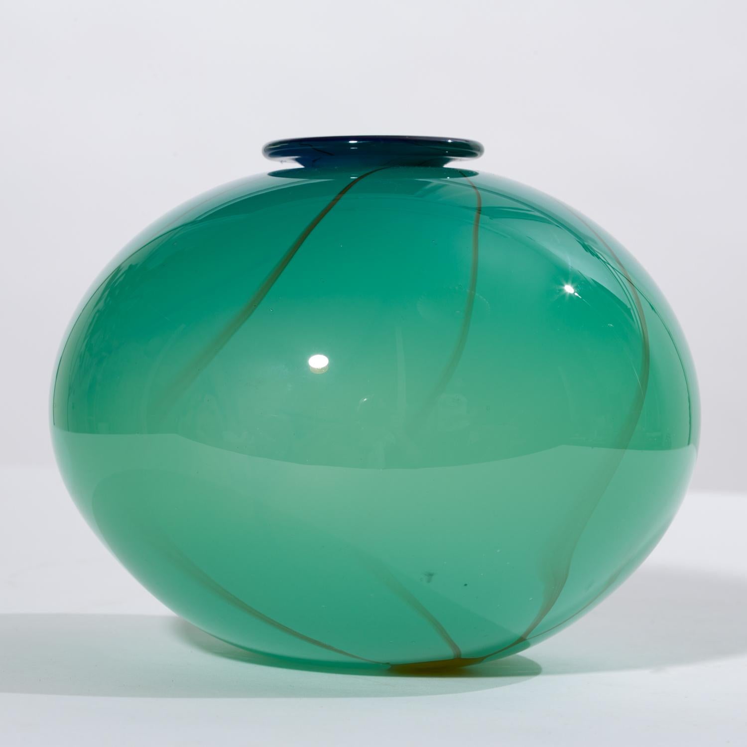 American Hand Blown Art Glass Bud Vase