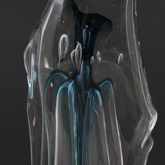 Hand-Blown Art Glass Sculpture by Paul Manners