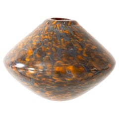 Vase en verre d'art soufflé à la main