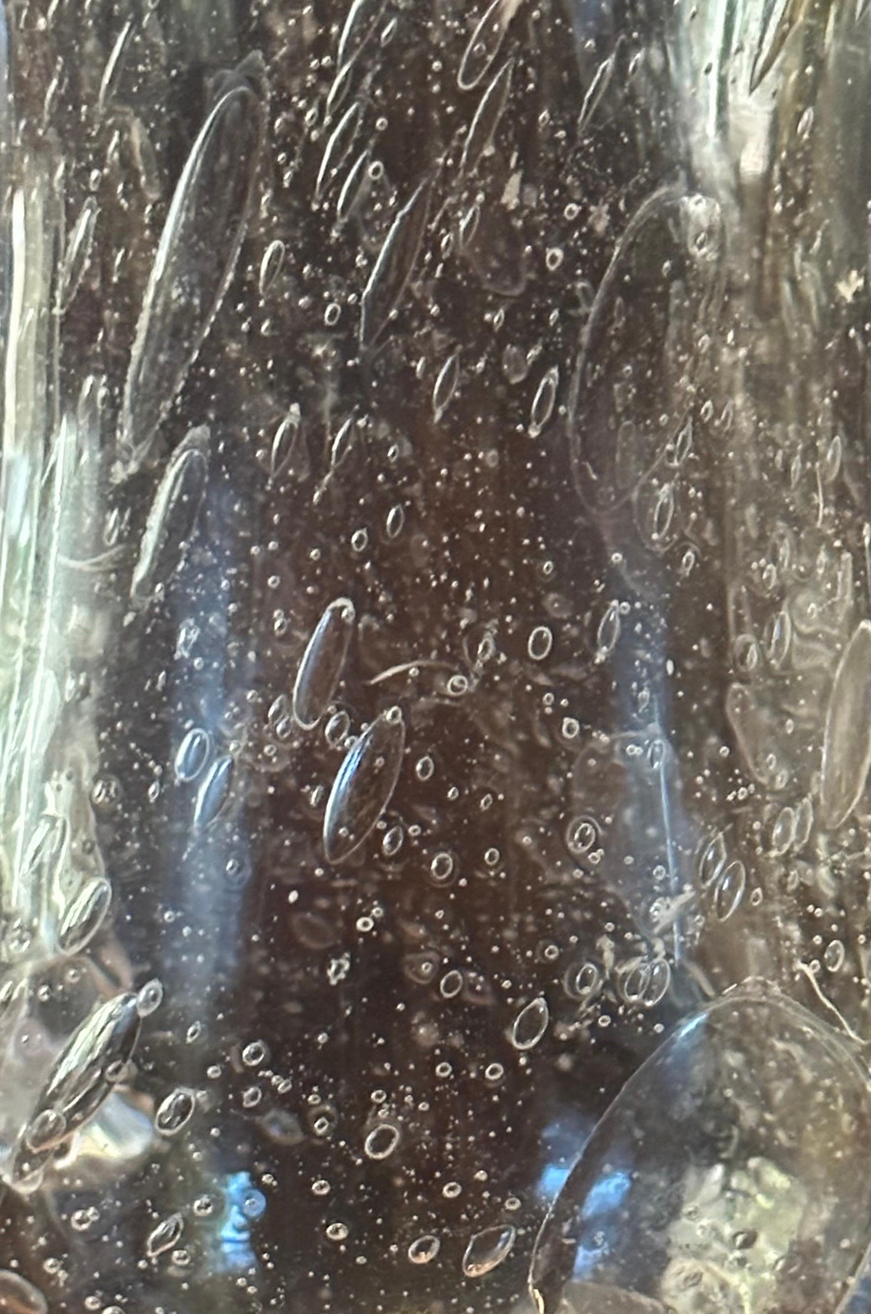 Aiguière / pichet en verre transparent soufflé à la main et craquelé de Blenko Glass en vente 1