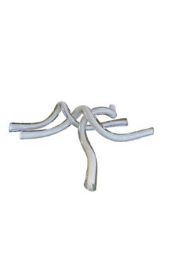 Skulptur aus mundgeblasenem tschechischem Glas