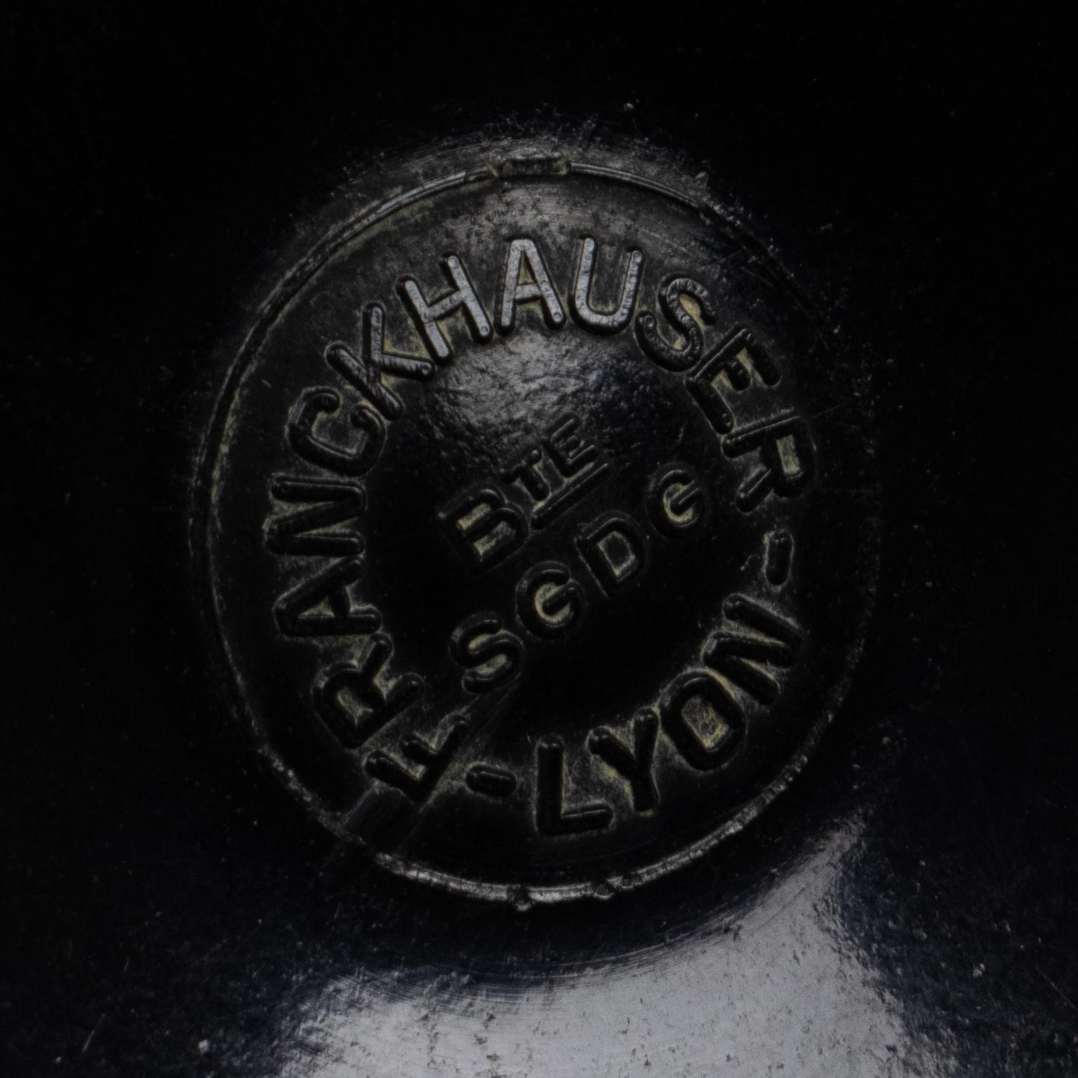 Vasos de absenta de vidrio soplado a mano y baquelita, 3 piezas, Francia Década de 1910 en venta 3