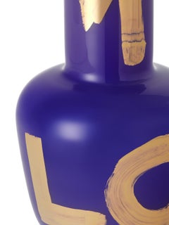 Hand-Blown Glass Baby Unnamed vase by Jakub Berdych Karpelis - Lapis Blue