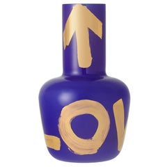 Hand-Blown Glass Baby Unnamed vase by Jakub Berdych Karpelis - Lapis Blue