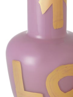 Hand-Blown Glass Baby Unnamed vase by Jakub Berdych Karpelis - Lilac