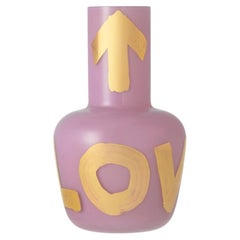 Hand-Blown Glass Baby Unnamed vase by Jakub Berdych Karpelis - Lilac