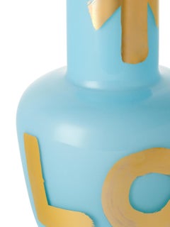 Hand-Blown Glass Baby Unnamed vase by Jakub Berdych Karpelis - Turqoise