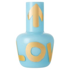 Hand-Blown Glass Baby Unnamed vase by Jakub Berdych Karpelis - Turqoise
