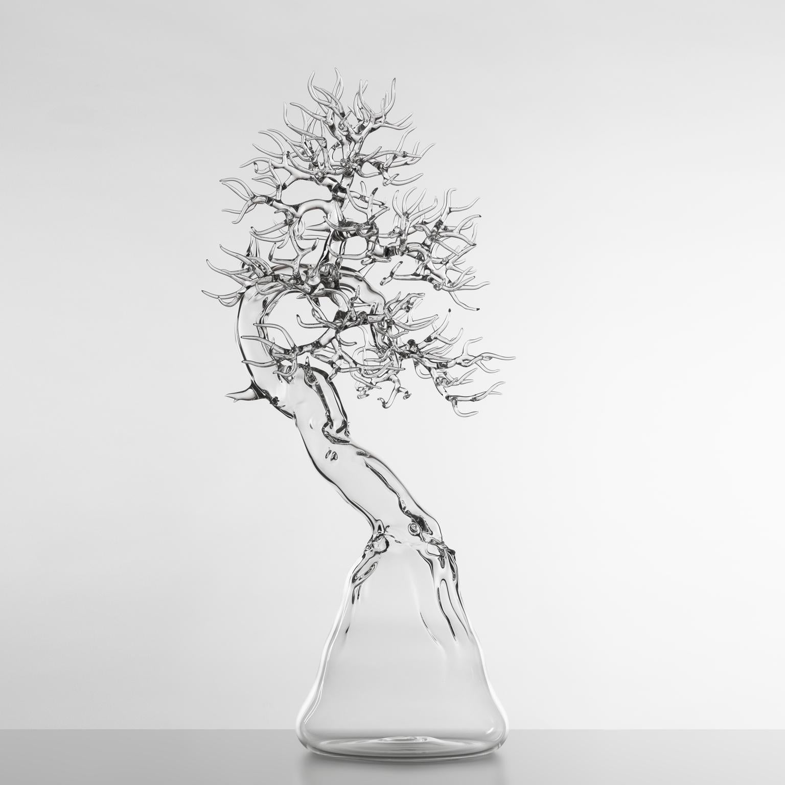 Contemporary Hand Blown Glass Bonsai Sculpture 2021 #03